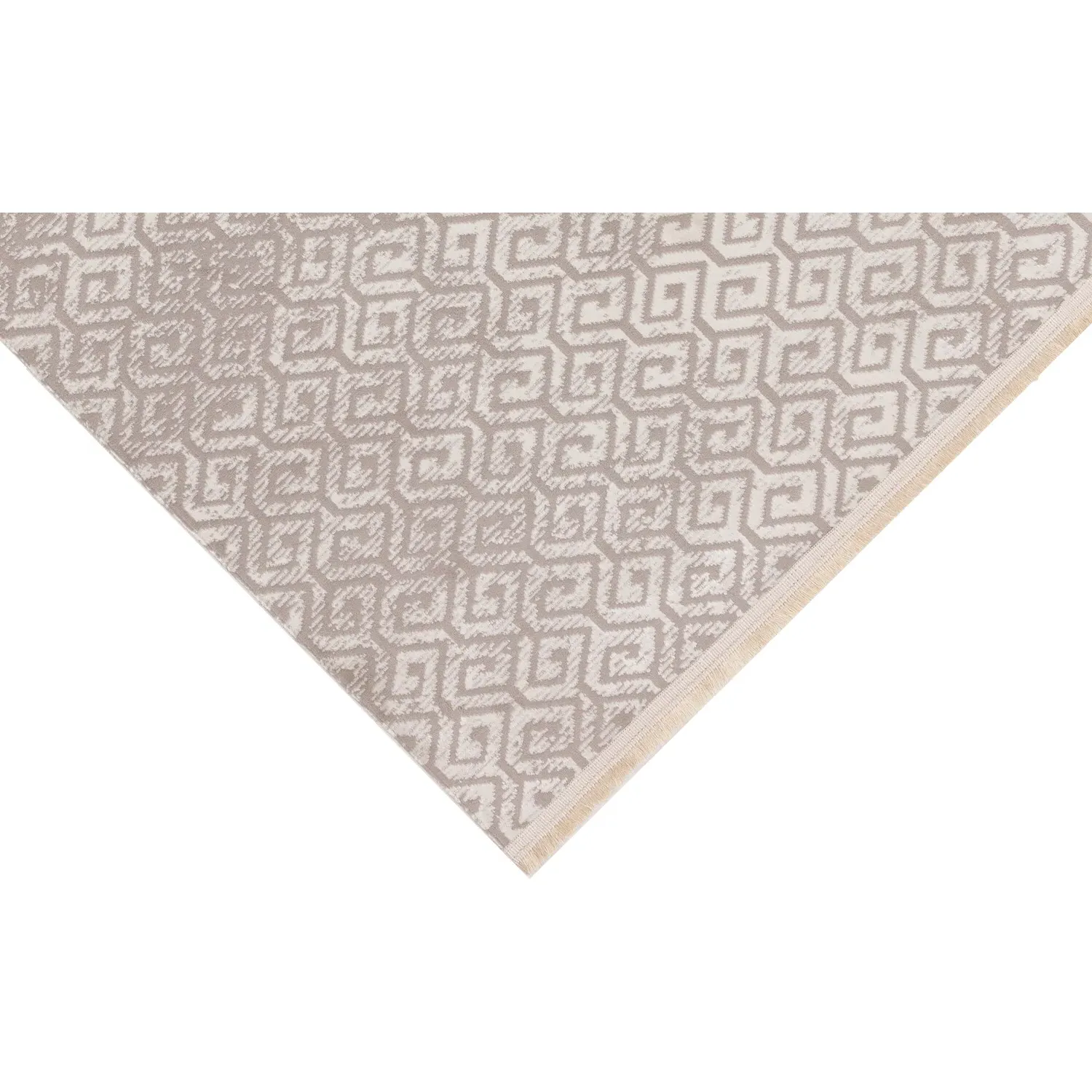 Textured Geo Capri Rug 140 x 200cm - Neutral