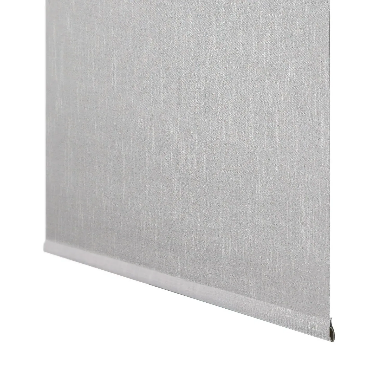Textured Linen Blackout Blind 180cm - Silver