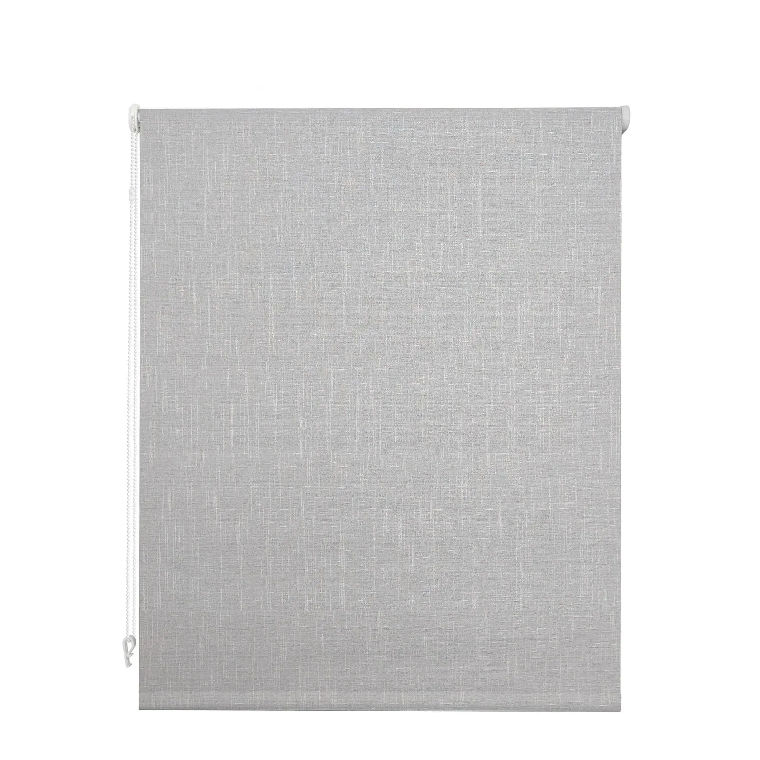 Textured Linen Blackout Blind 180cm - Silver