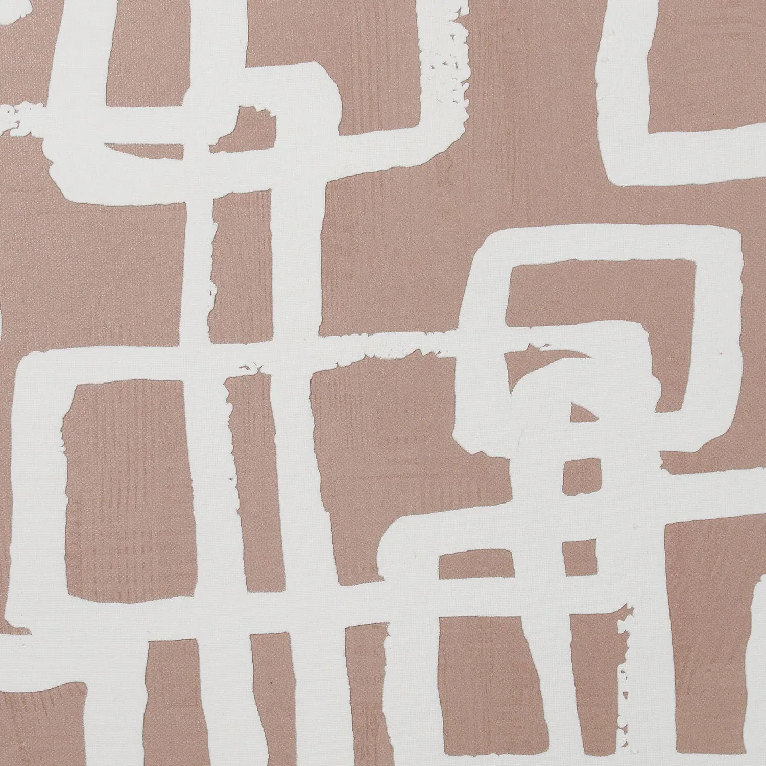 Textured Lines Framed Art - White