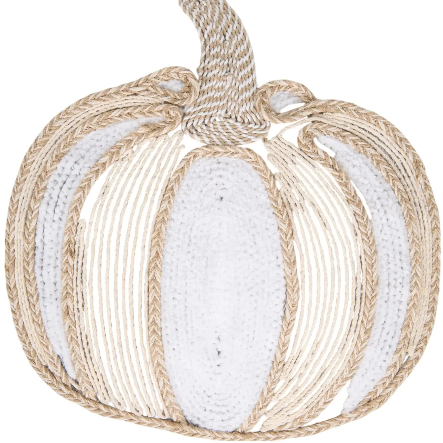 Textured Pumpkin Cushion - Grey
