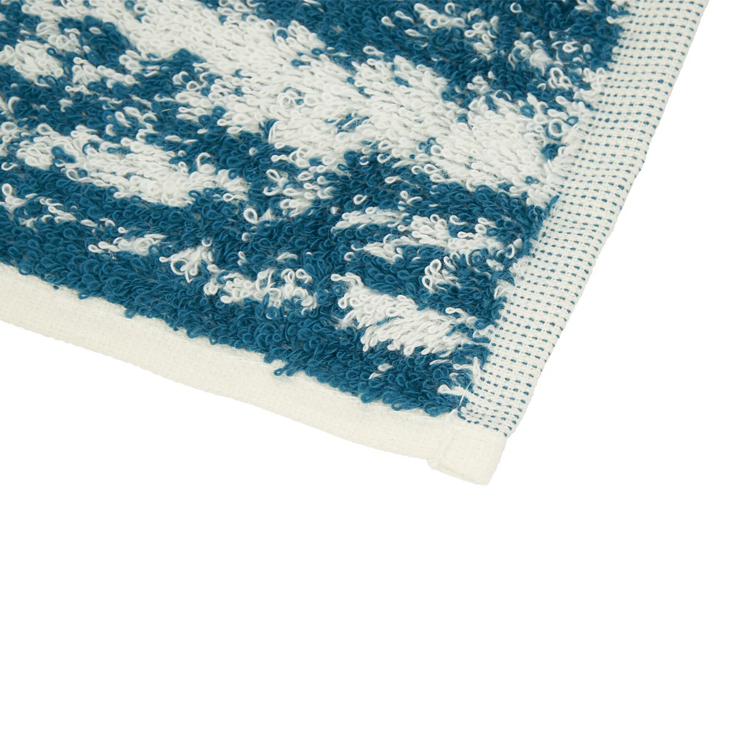 Textured Waves Hand Towel - Multicolour, Cotton