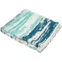 Textured Waves Hand Towel - Multicolour, Cotton