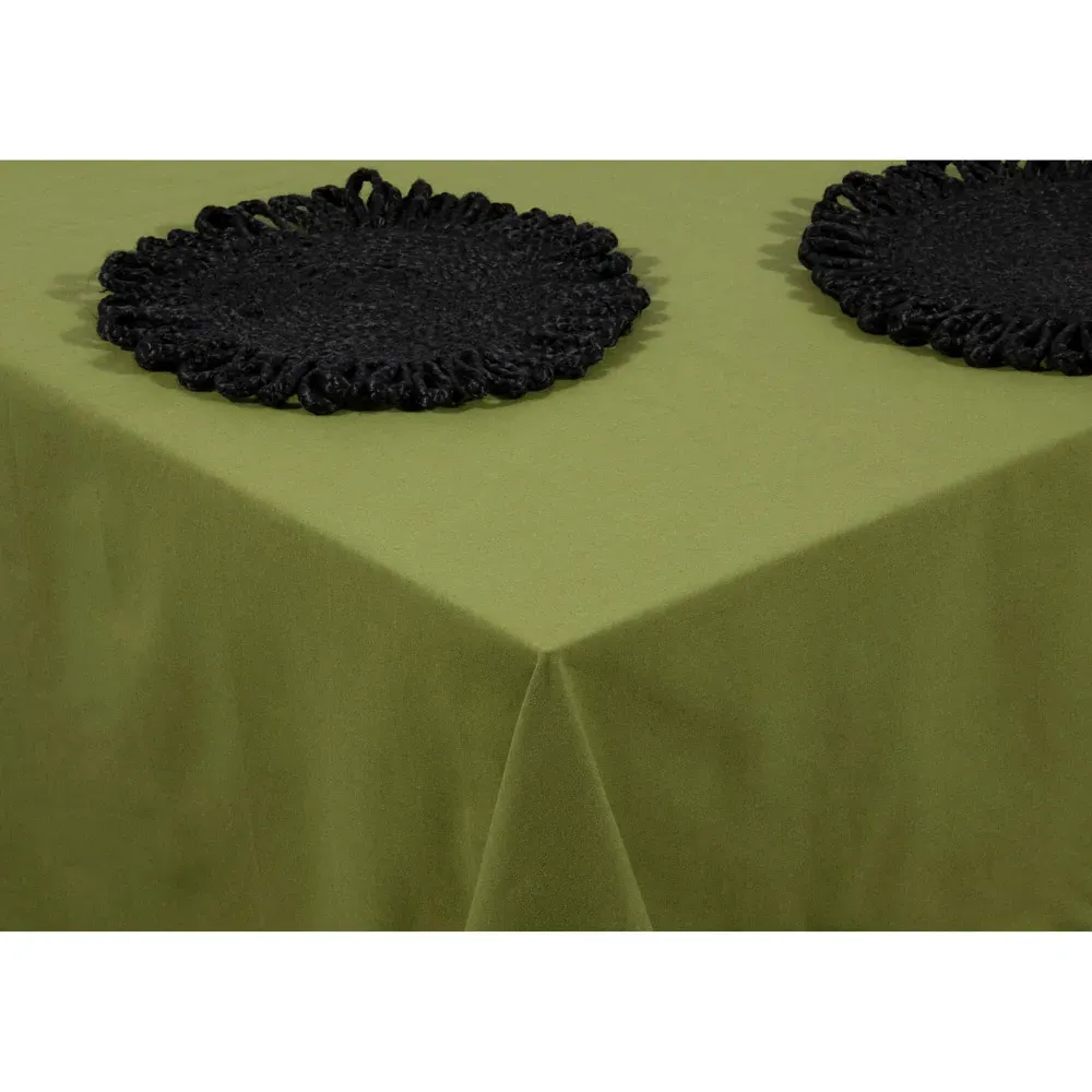 Thames Placemat Set of 2 - Black, Jute