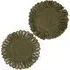 Thames Placemat Set of 2 - Green, Jute