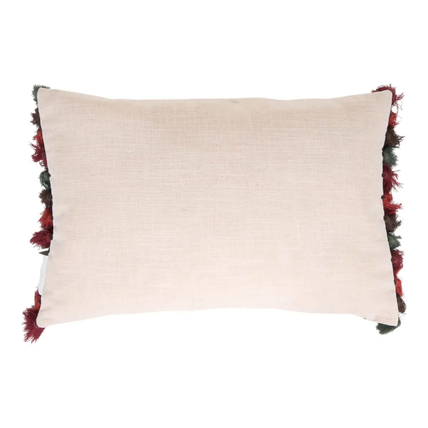 Thankful Tassel Cushion - Beige