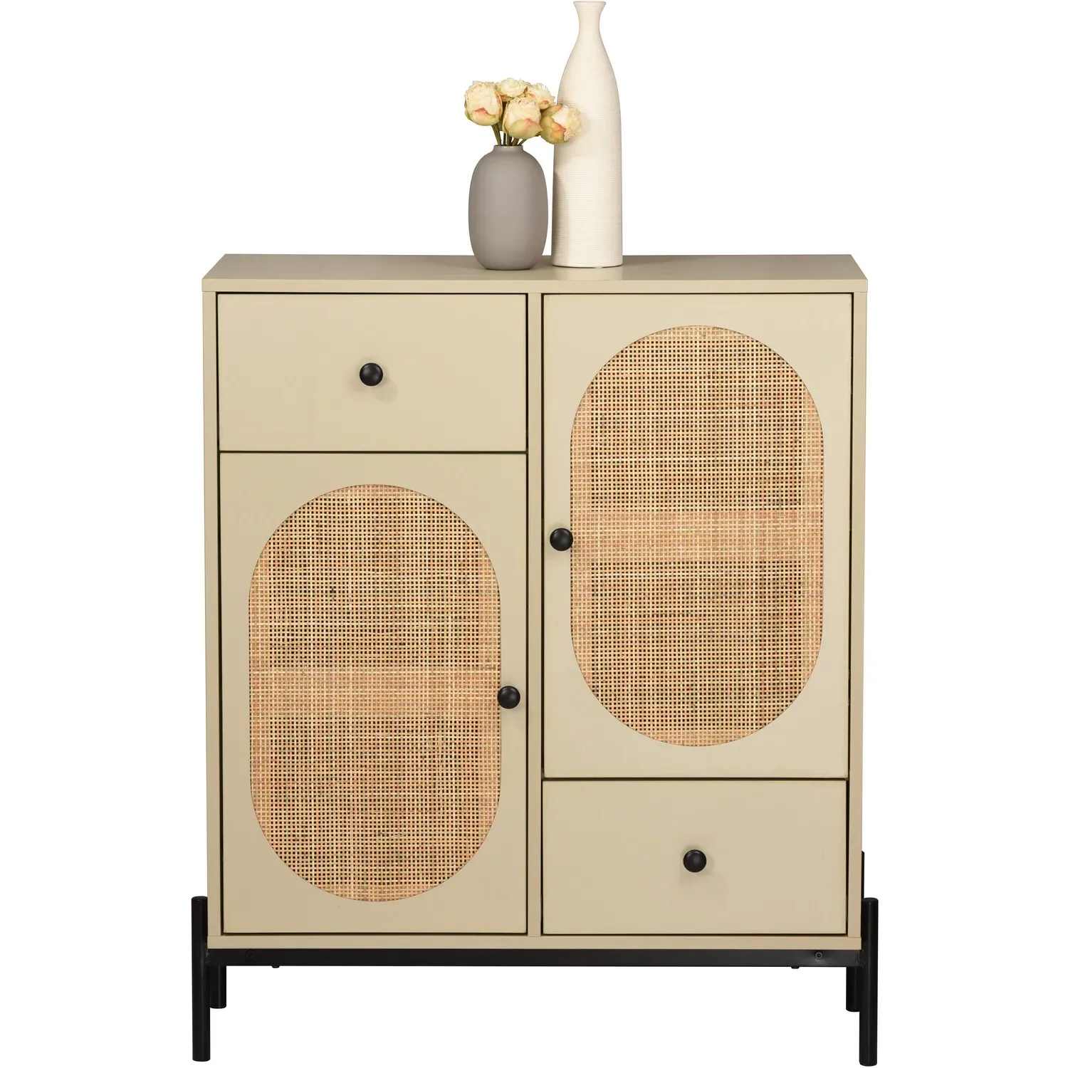 Thea 2 Door 2 Drawer Sideboard - Natural