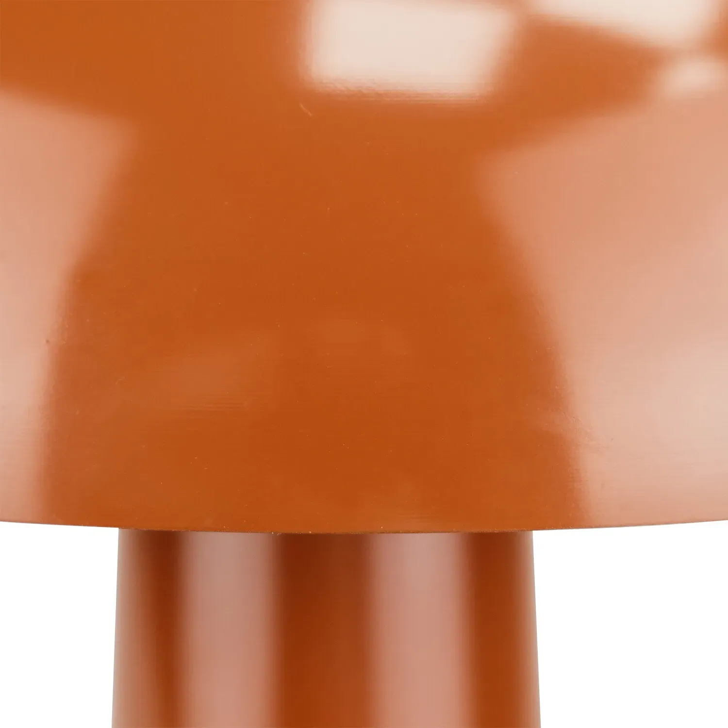 Tiaga Mushroom Table Lamp - Rust