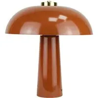 Tiaga Mushroom Table Lamp - Rust