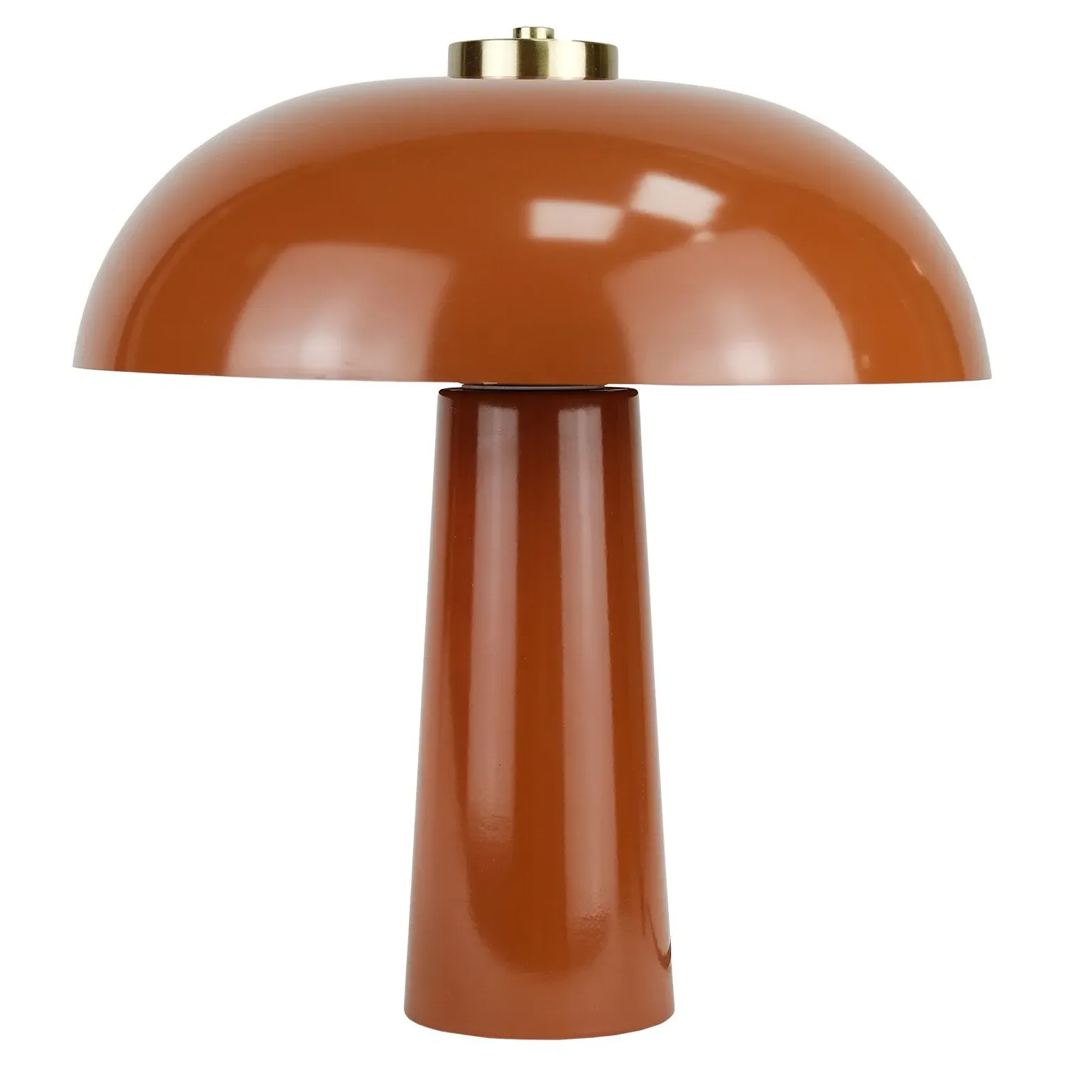 Tiaga Mushroom Table Lamp - Rust