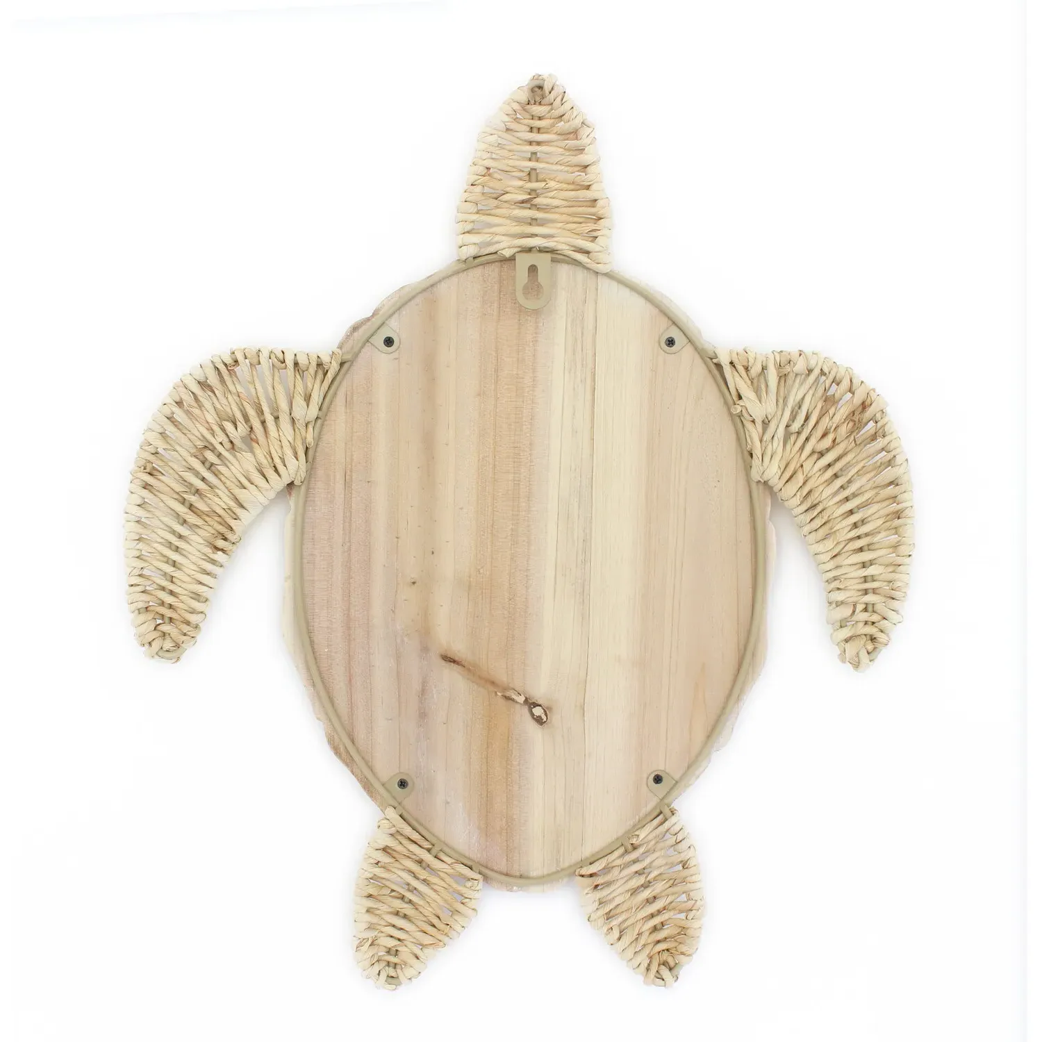Tilly the Turtle Carved Wooden Wall Art - Natural