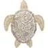 Tilly the Turtle Carved Wooden Wall Art - Natural