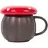 Toadstool Mug - Brown and Red