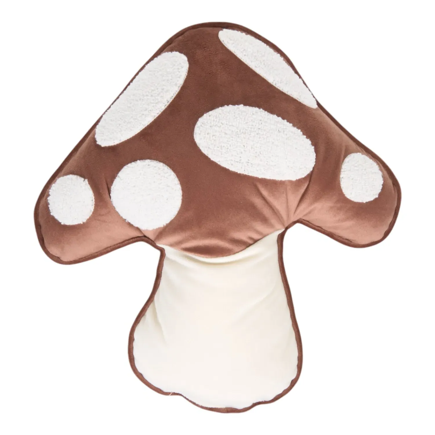 Toadstool Shaped Cushion - Brown