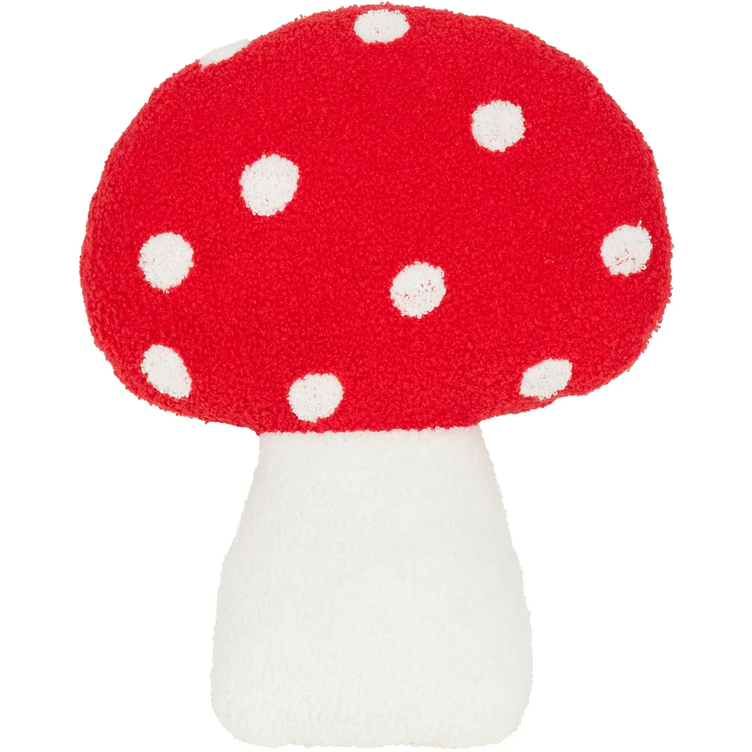 Toadstool Shaped Cushion - White