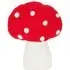 Toadstool Shaped Cushion - White