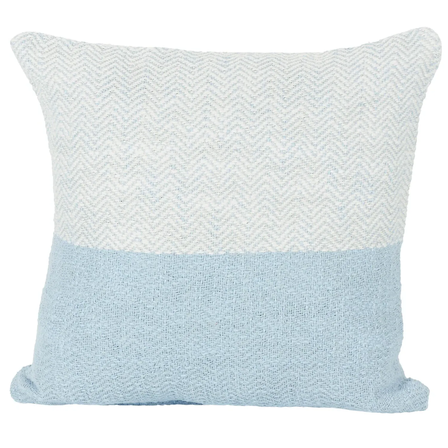 Tofino Herringbone Cushion - Blue