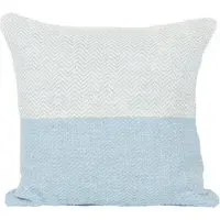 Tofino Herringbone Cushion - Blue