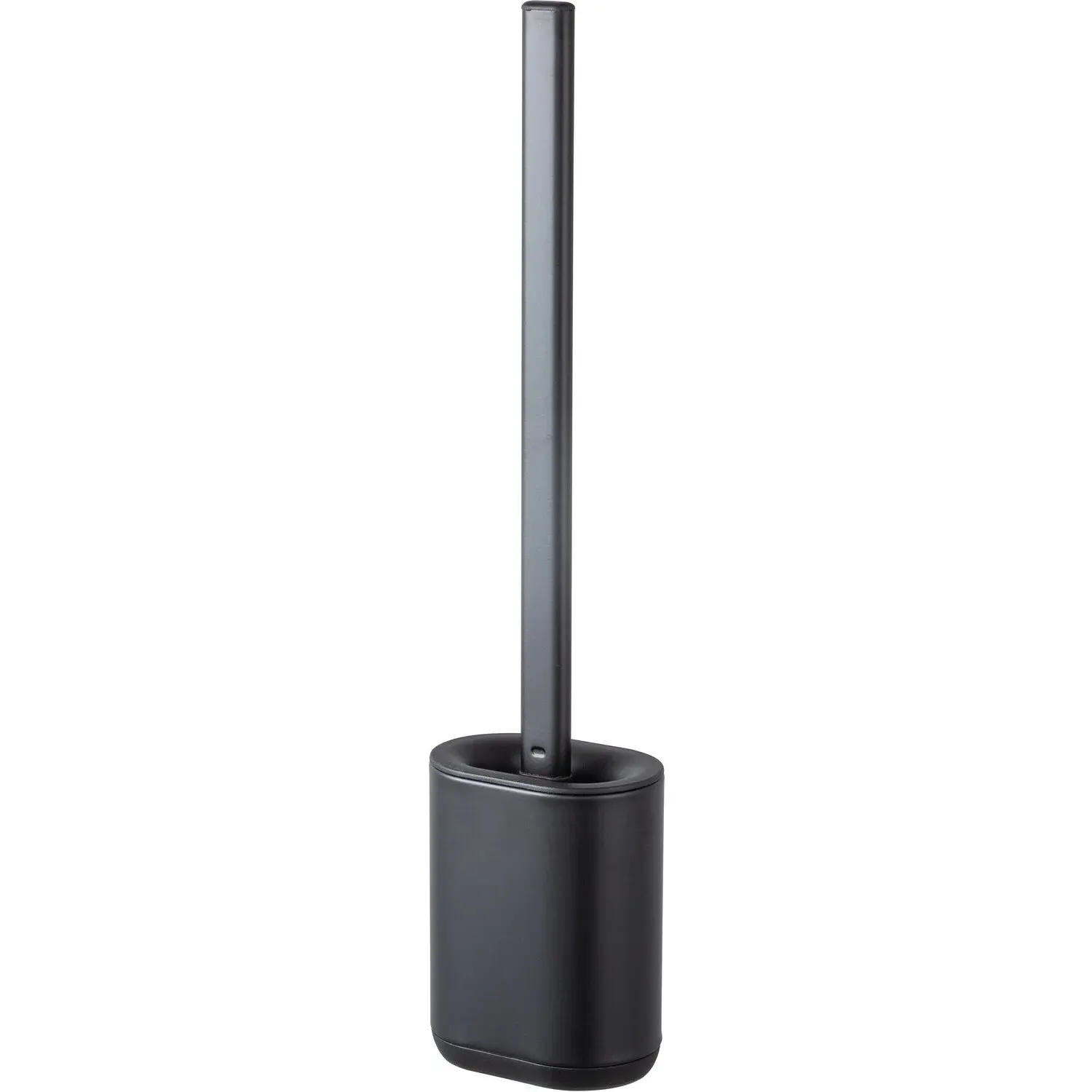 Toilet Brush Holder - Black, Plastic image