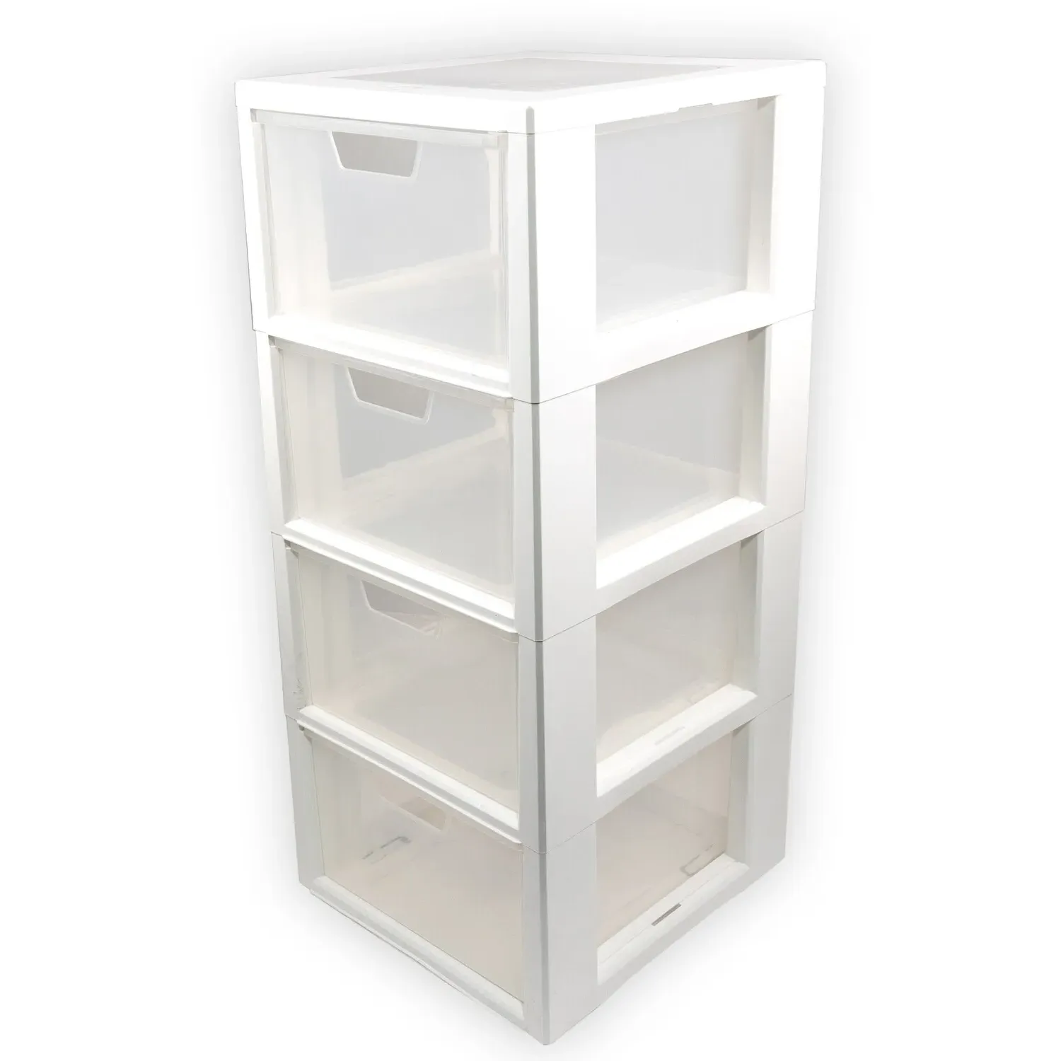 Tontarelli Linea 4 Drawer Tower - White