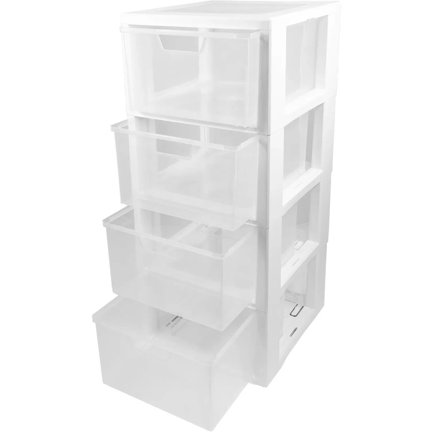 Tontarelli Linea 4 Drawer Tower - White image