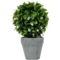 Topiary Ball in Grey Pot