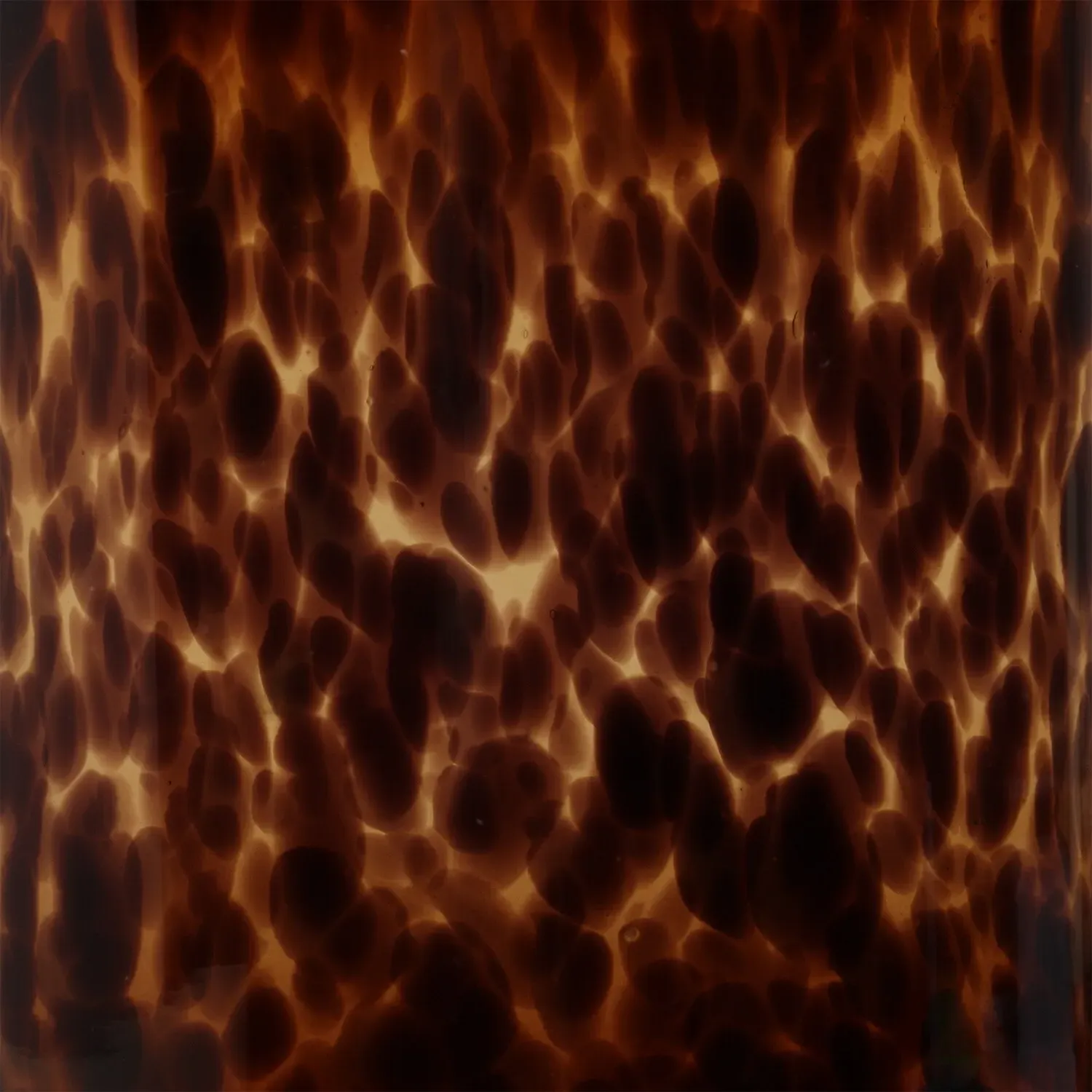 Tortoiseshell Round Vase - Brown