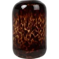 Tortoiseshell Round Vase - Brown