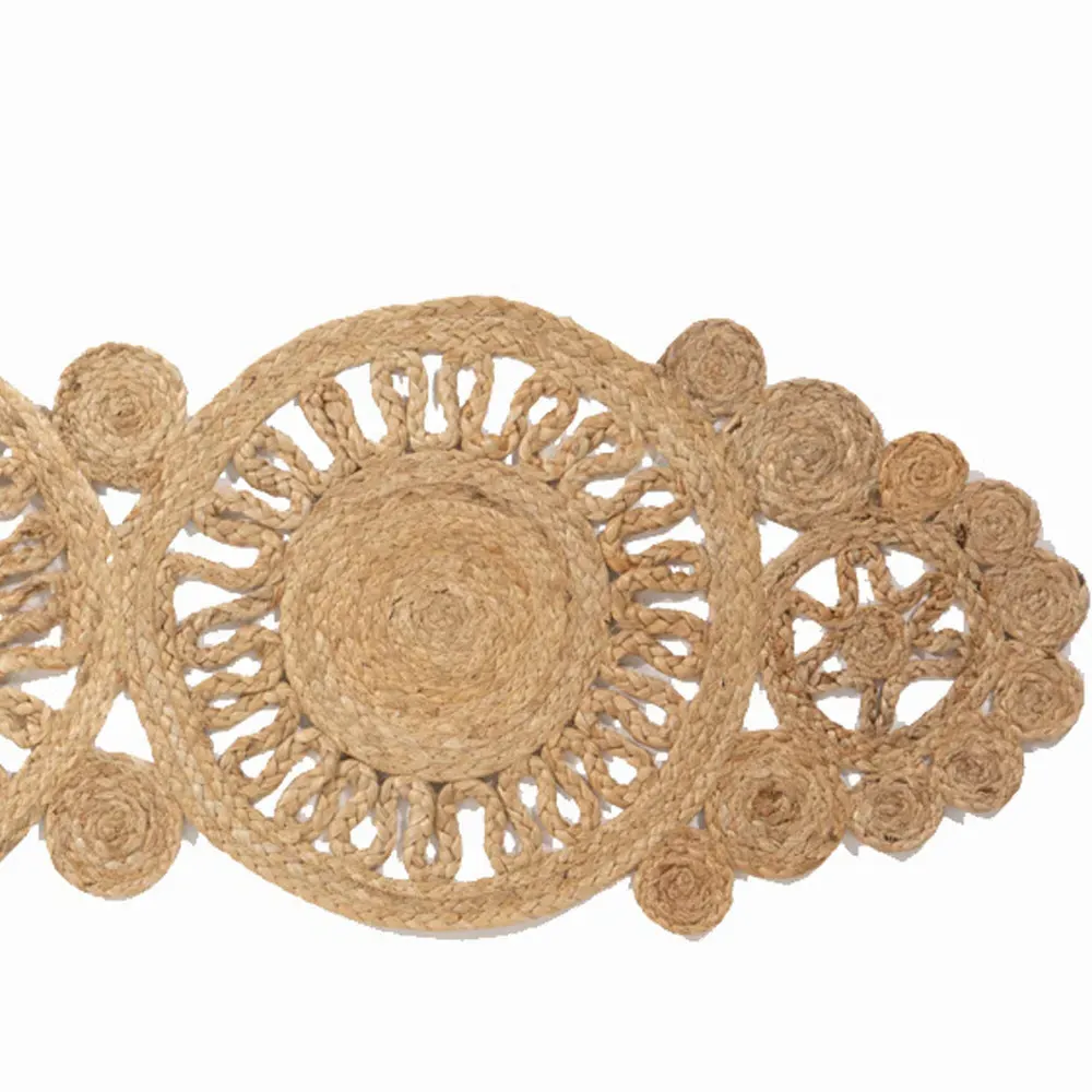 Trent Natural Jute Table Runner - Brown