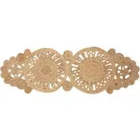 Trent Natural Jute Table Runner - Brown