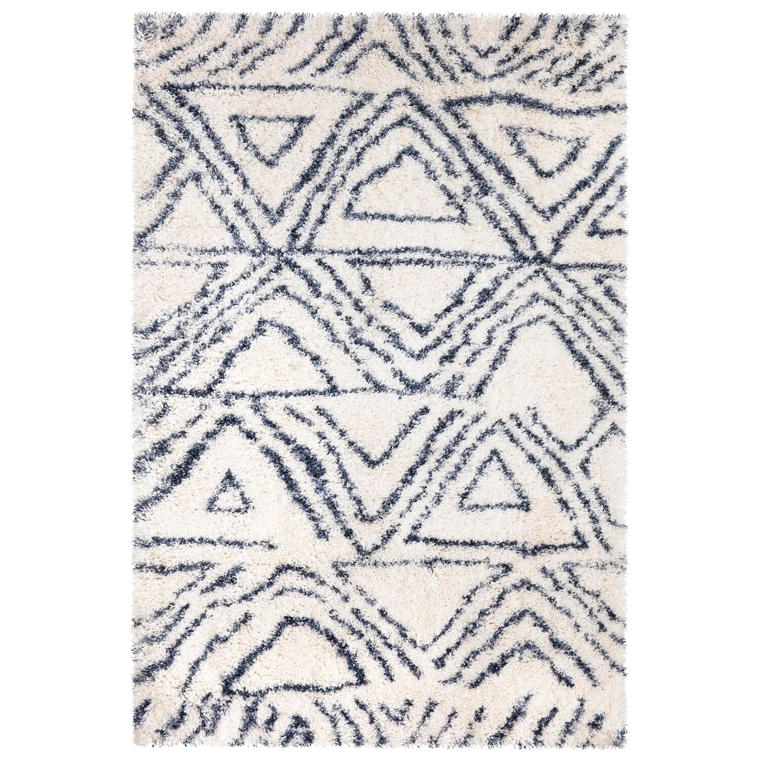 Tribal Boho Rug - White image