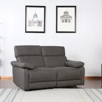 Trinity 2-Seater Reclining Sofa - Grey