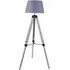 Tripod Floor Lamp - Grey, Linen