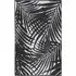 Tropical Leaf Outdoor Rug - Black