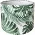 Tropical Leaf Print Shade - Green, White