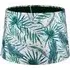 Tropical Leaf Print Tapered Lampshade - Multicolour