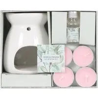 Tropical Oil Burner Set with Tealights