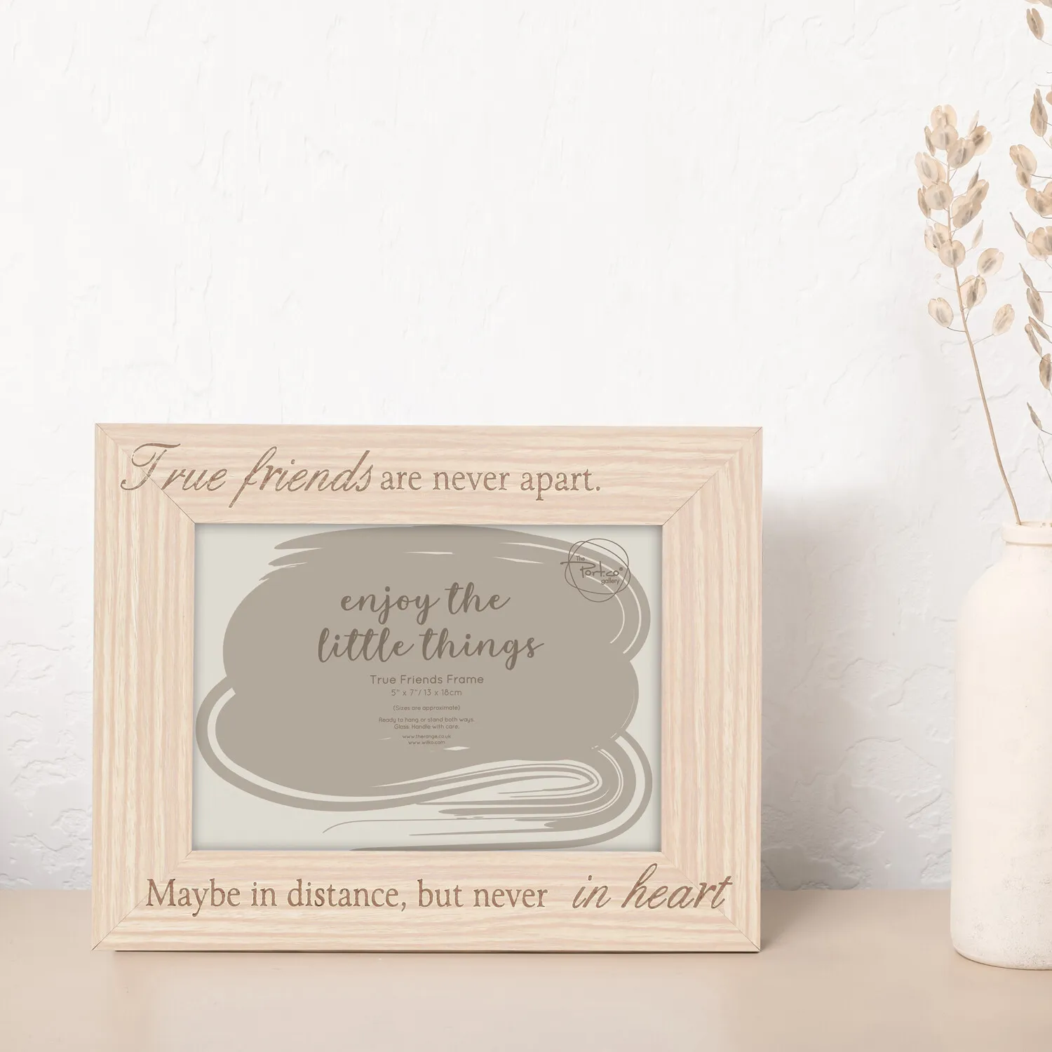 True Friends Photo Frame - Brown