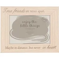 True Friends Photo Frame - Brown
