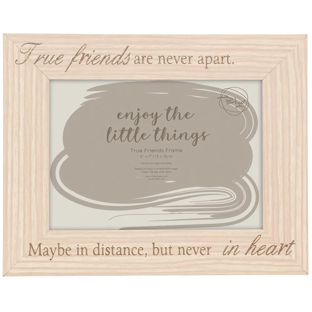 True Friends Photo Frame - Brown