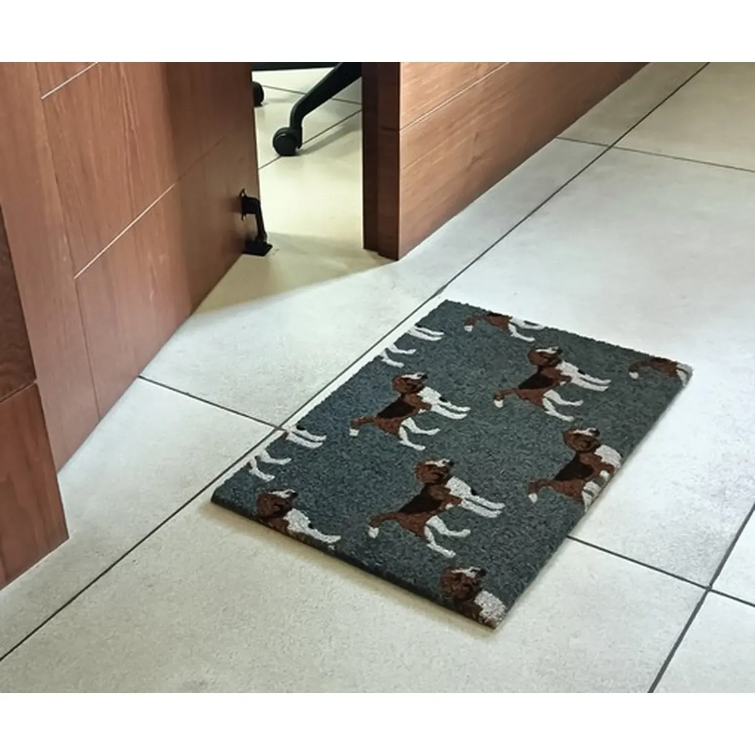 Tufted Coir Doormat 40 x 60cm - Grey