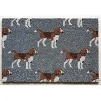 Tufted Coir Doormat 40 x 60cm - Grey