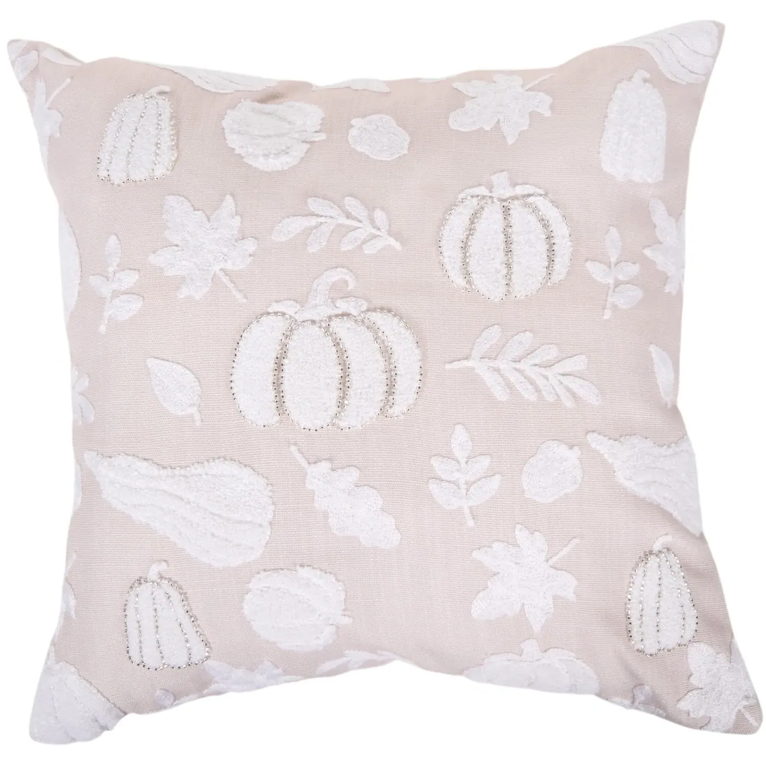 Tufted Pumpkin Cushion - Natural