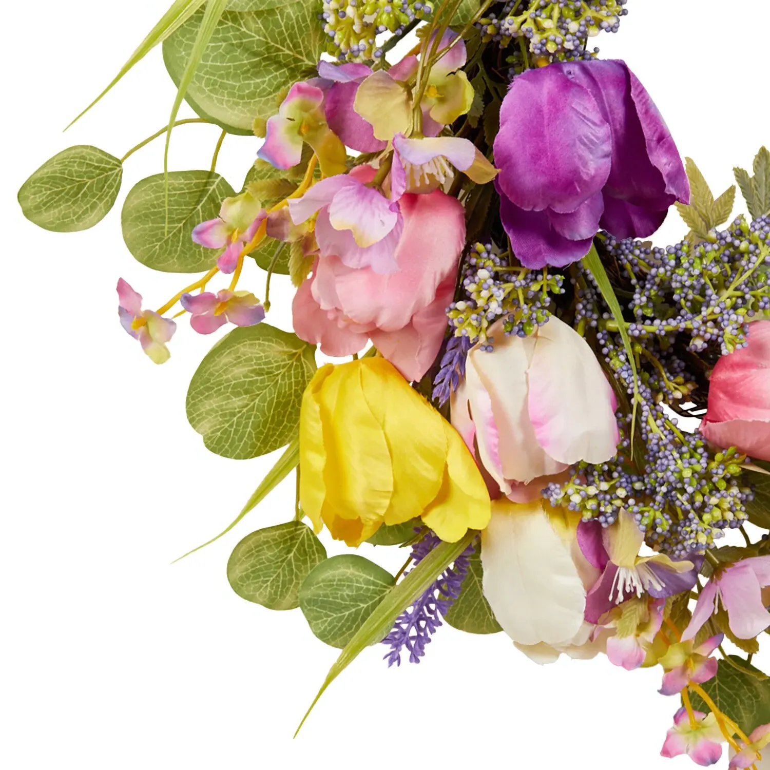 Tulips Garden Wreath