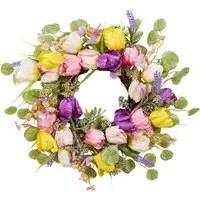 Tulips Garden Wreath