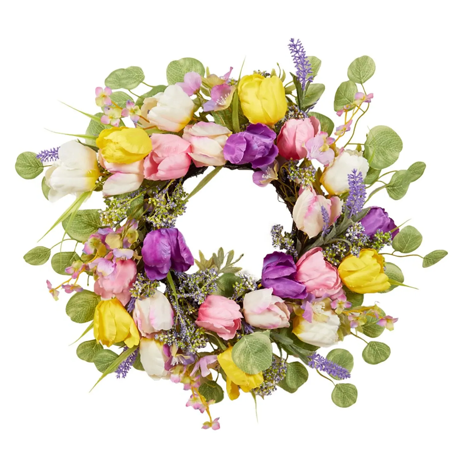 Tulips Garden Wreath