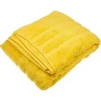 Turkish Cotton Terry Dobby Bath Sheet - Ochre