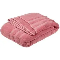 Turkish Cotton Terry Dobby Bath Sheet - Rosa