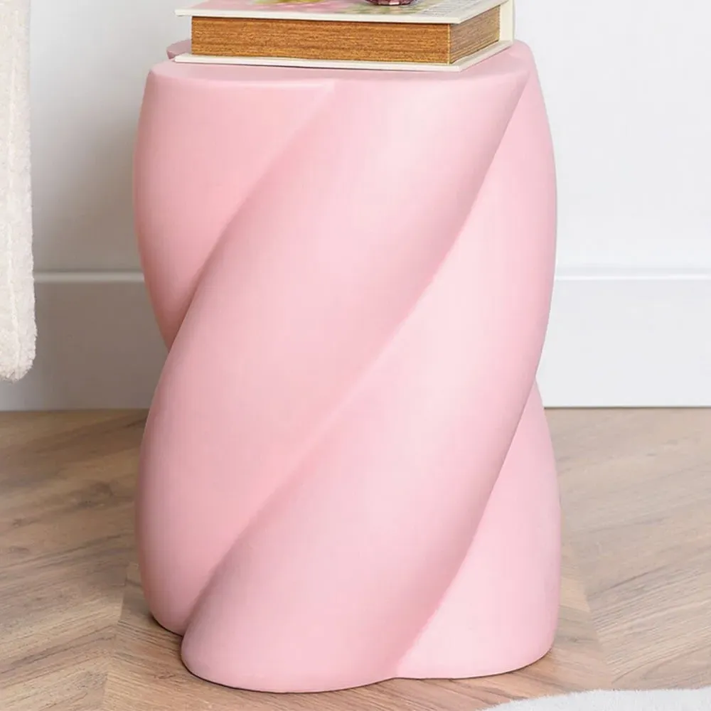 Twisted Side Table - Pink image