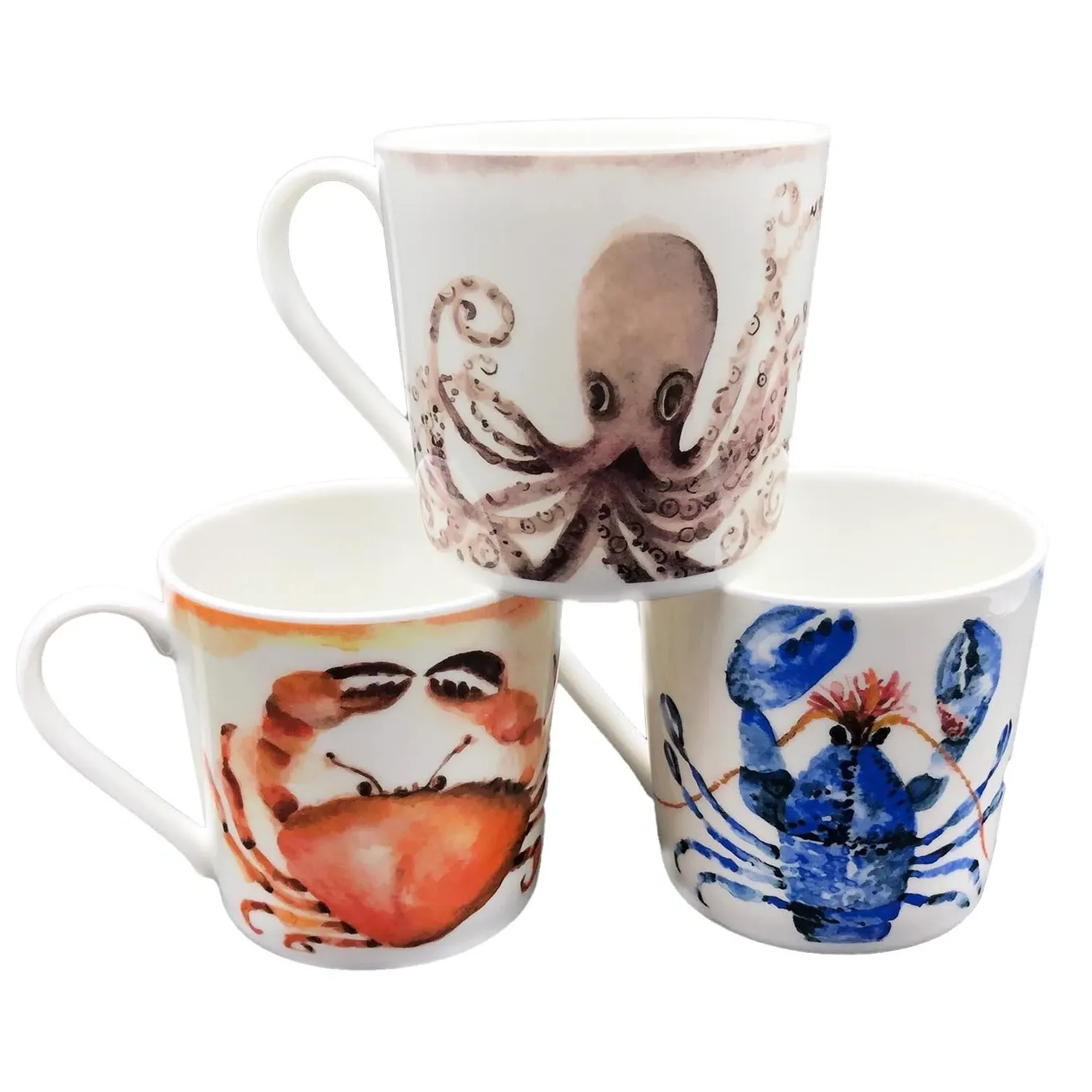Under the Ocean Bone China Mug - Assorted image